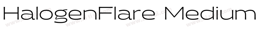 HalogenFlare Medium字体转换